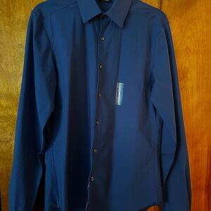 Men's Blue Dress Shirt